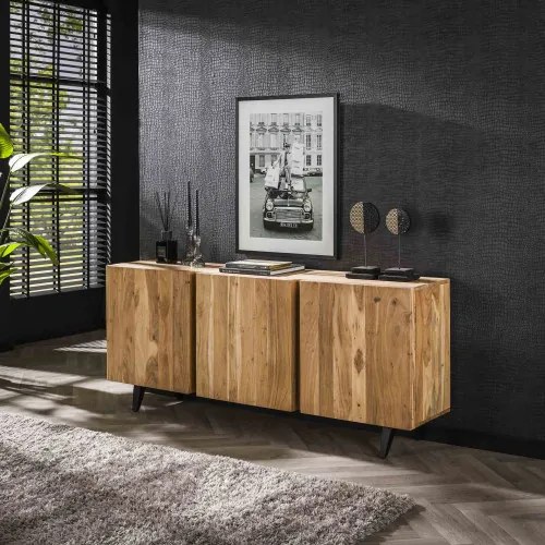 Komoda 28-52 Block 180cm Drevo Acacia  - Komfort-nábytok