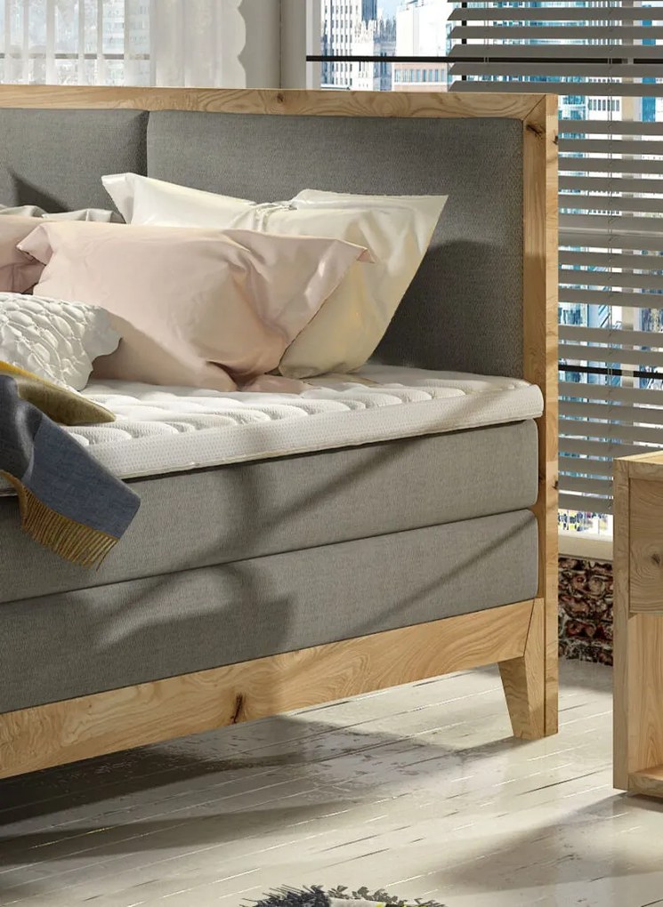 Boxspring posteľ massiv wood KIMBERLY