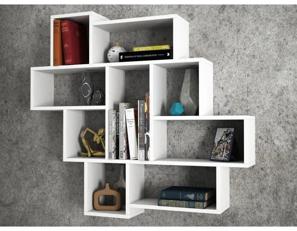 Nástenná polica PAROLA 103,5x115,5 cm biela