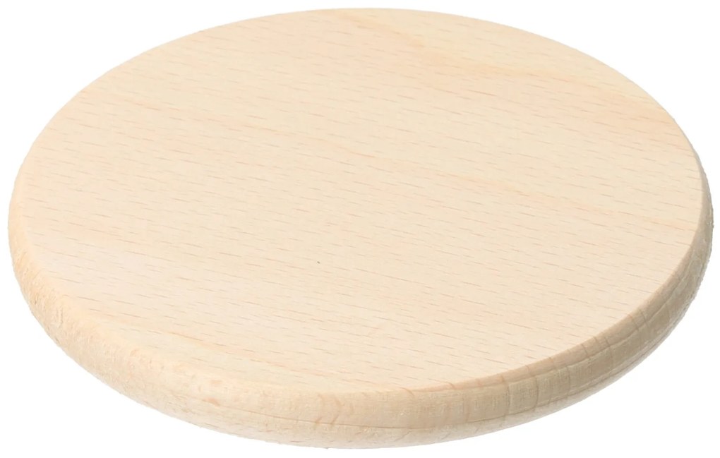 ČistéDrevo Súprava 6 okrúhlych podložiek z bukového dreva