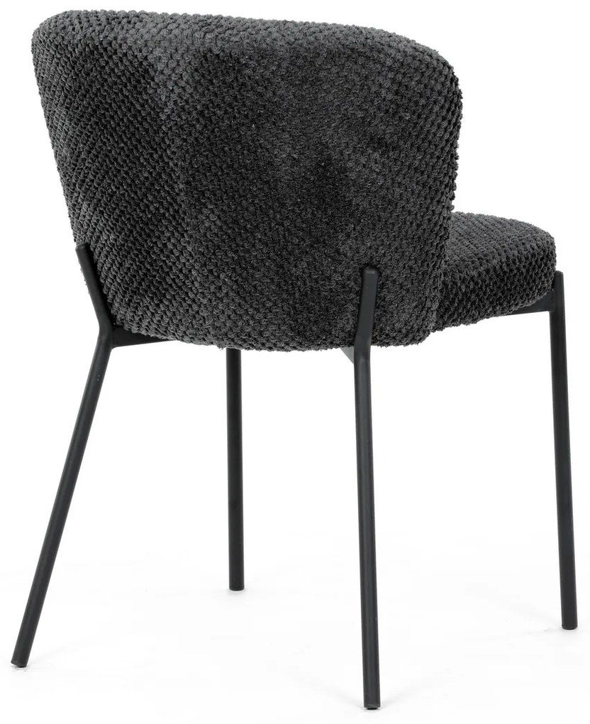Sada jedálenských stoličiek Bouclé CT-W1077 GREY2,4 ks