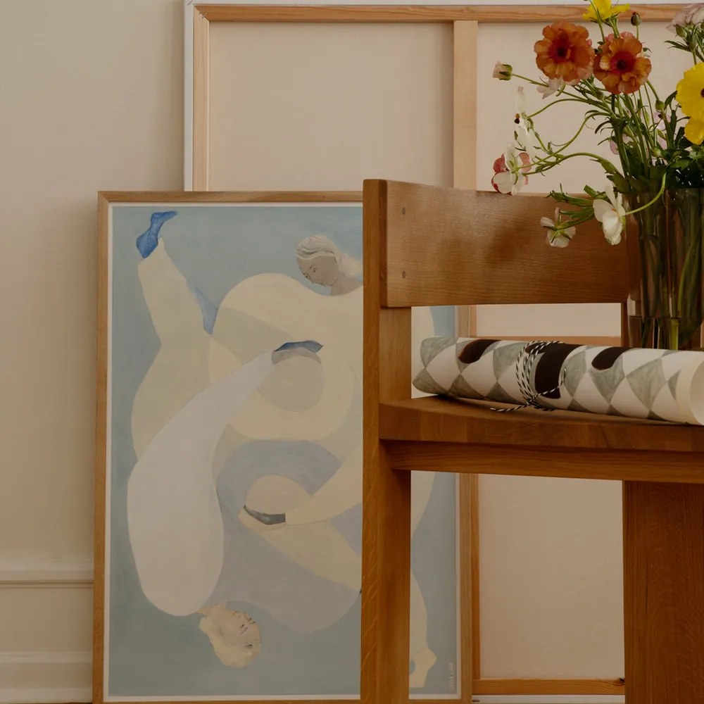 The Poster Club Plagát Hold You Blue by Sofia Lind 70x100 cm
