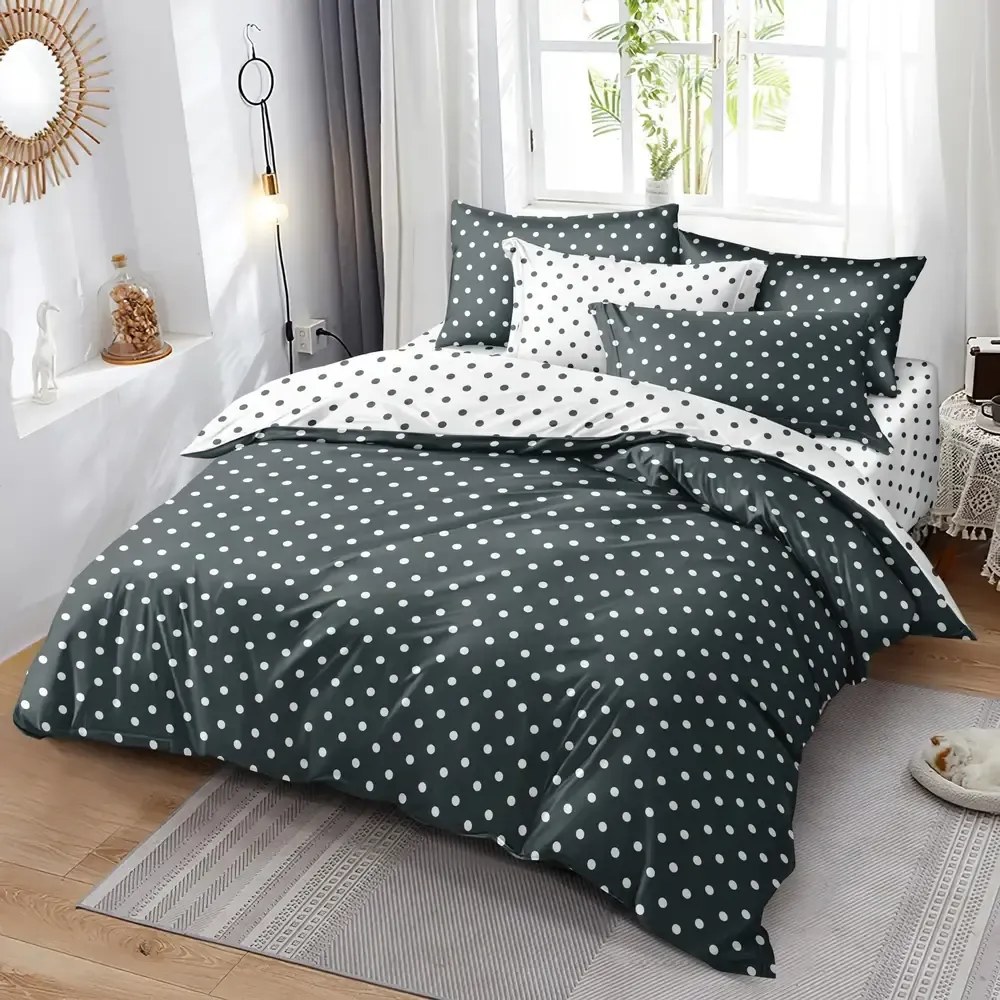 Bavlnené obliečky Colam sivé