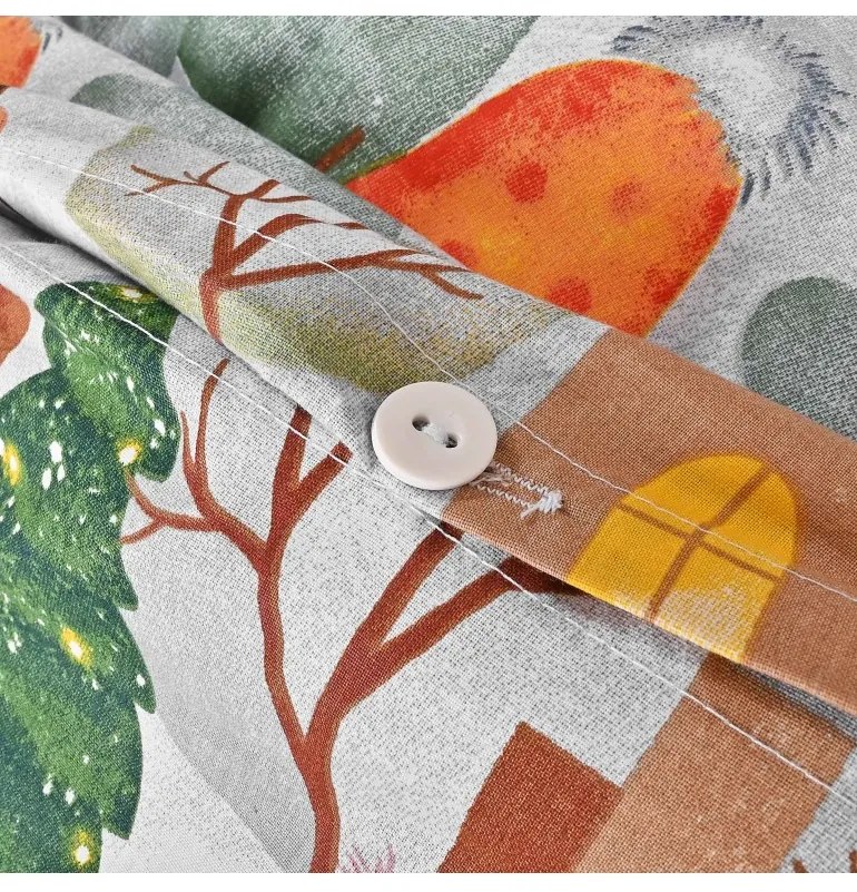 Vianočné bavlnené obliečky Carol EMI, Štandardný set jednolôžko obsahuje 1x 140x200 + 1x 70x90