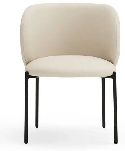 Biele čalúnené jedálenské kreslá v súprave 2 ks Mogi – Teulat