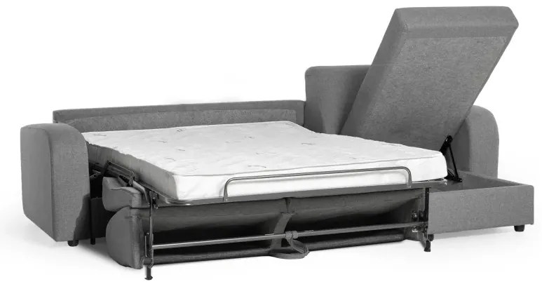 Rohová sedacia súprava na každodenné spanie LIVORNO s rozkladom, tyrkysová (penelope 18), 140