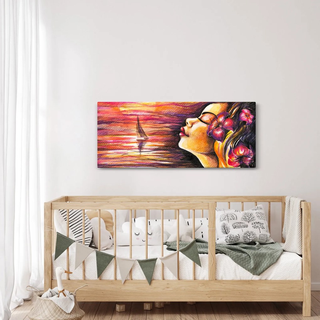 Obraz - Spomienky na leto (120x50 cm)