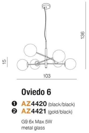 AZzardo Oviedo AZ4423 Farba: Čierna, Veľkosť: 8