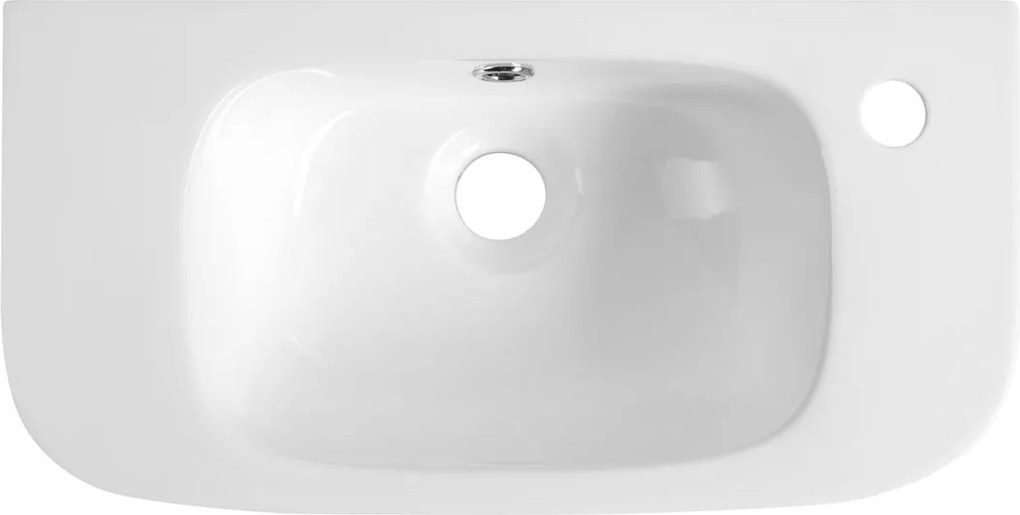 Aqualine Aqualine, KIA keramické umývadlo 49x25cm, biela, NP405