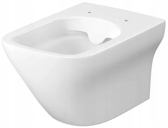 Cersanit Larga Square CleanOn, závesná wc misa bez sedátka, biela, K120-004
