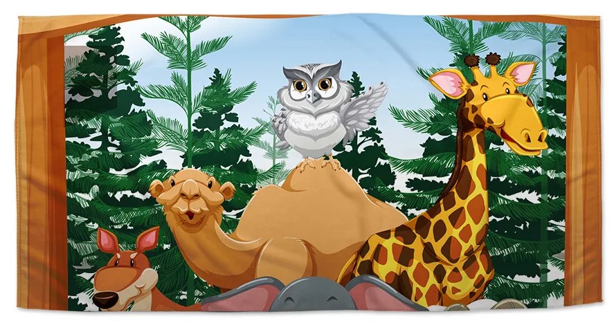 Sablio Uterák Zoo - 50x100 cm
