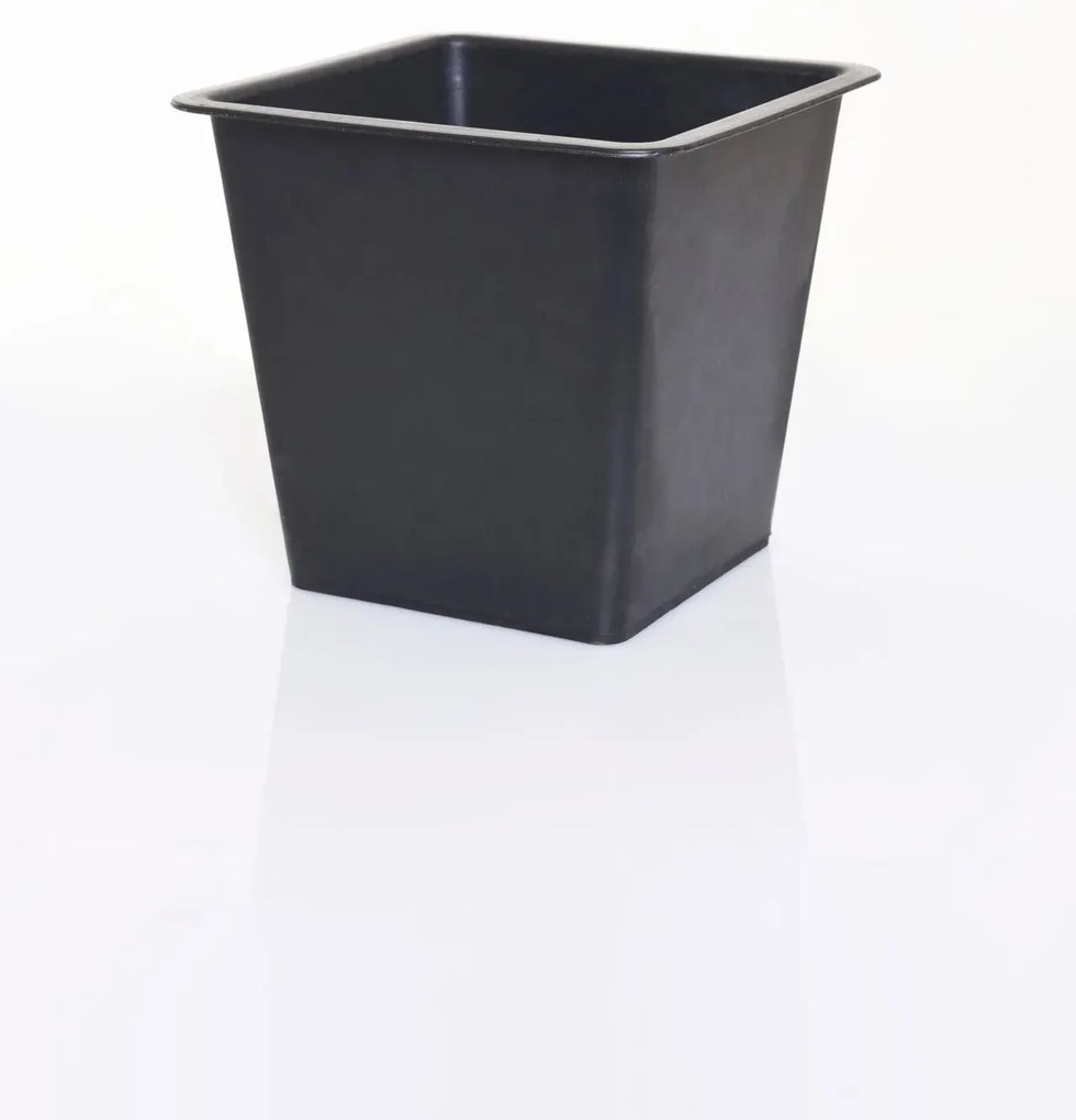 Kvetináč BLOCK pozink, výška 65 cm, biely, vr. vložky