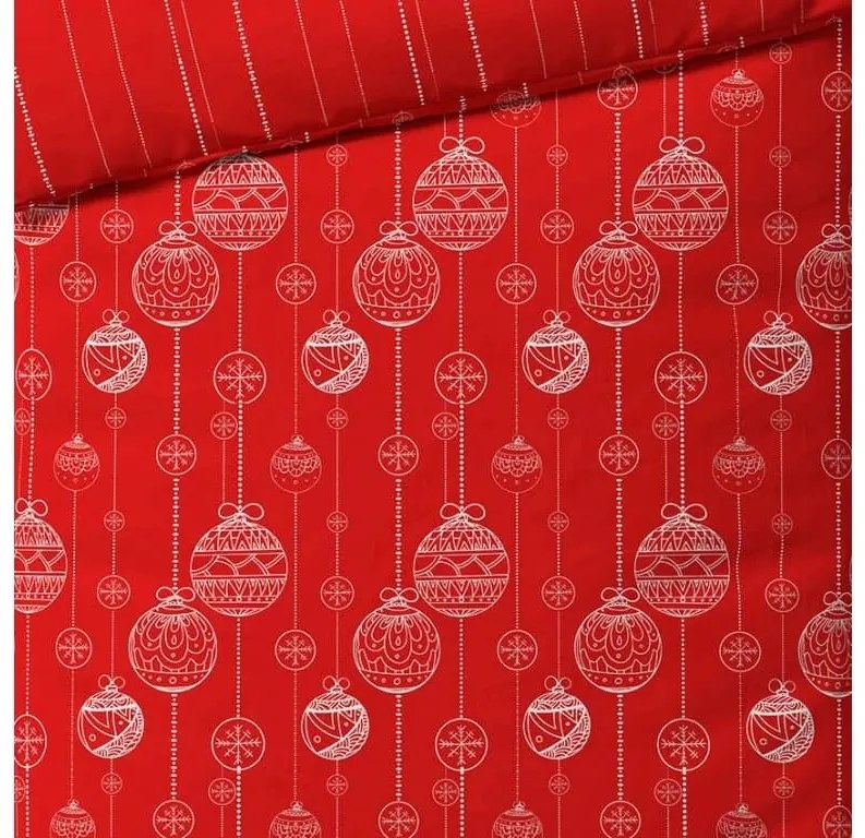 TipTrade Vianočné bavlnené obliečky 140x200 + 70x90 cm - Vianočné ozdoby
