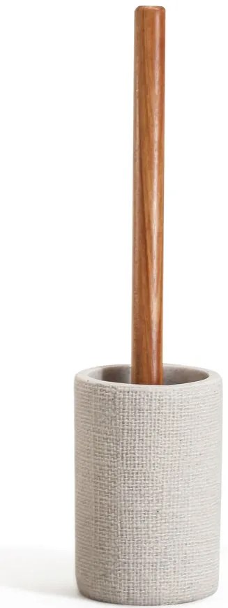 BISK Erga Craft, toaletná WC kefa na postavenie, taupe, ERG-08568