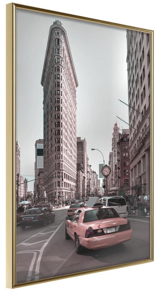 Artgeist Plagát - Urban Traffic [Poster] Veľkosť: 30x45, Verzia: Zlatý rám s passe-partout