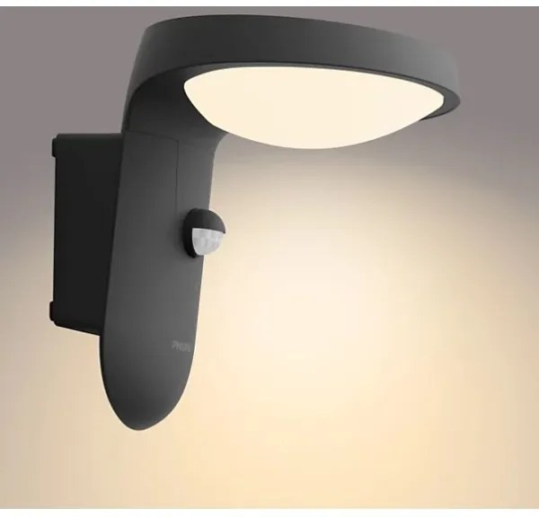 Philips - LED Solárne nástenné svietidlo so senzorom TYLA LED/1,2W/4V 3000K IP44