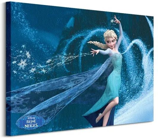 Obraz na plátne Disney Frozen (Elsa Magic FRENCH) 80x60cm WDC90911