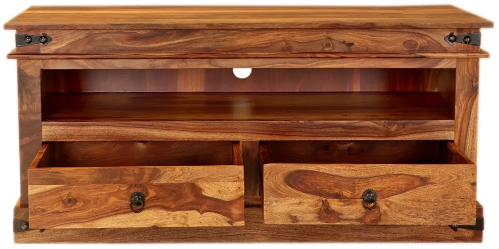 furniture-nabytek.cz - TV stolík drevený z masívu palisander 120x45x55