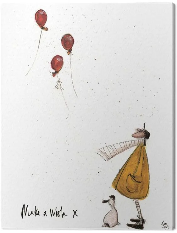 Obraz na plátne Sam Toft - Make a Wish