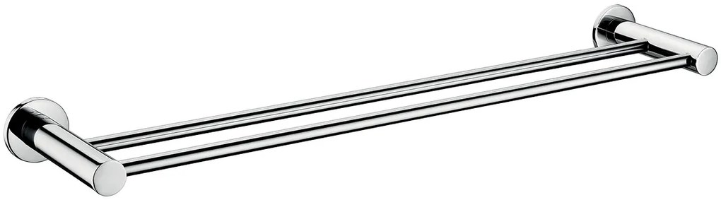 Ferro Smile Dvojitý držiak uterákov SMILE 600 mm, chrómová, ASM10