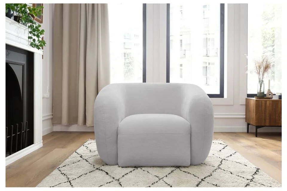 Sivé kreslo Celine – Bobochic Paris