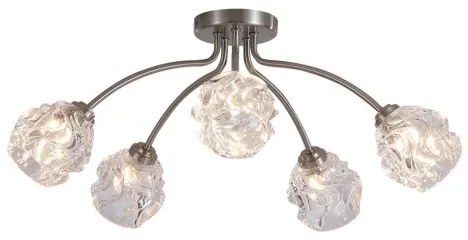 Searchlight 11525-5SN - Prisadený luster ASTRAL 5xG9/33W/230V matný chróm