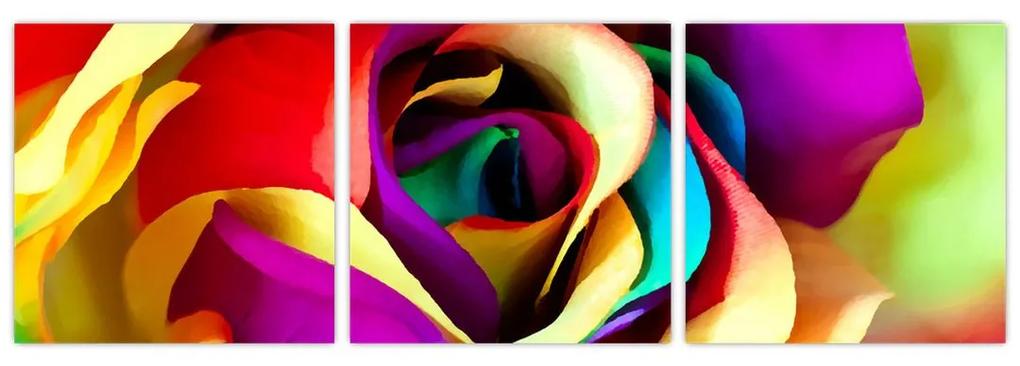 Abstraktný obraz ruže
