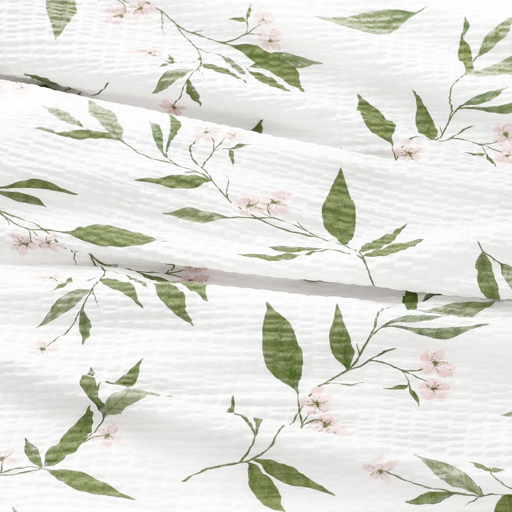 Goldea krepové posteľné obliečky - vôňa jazmínu 140 x 200 a 70 x 90 cm