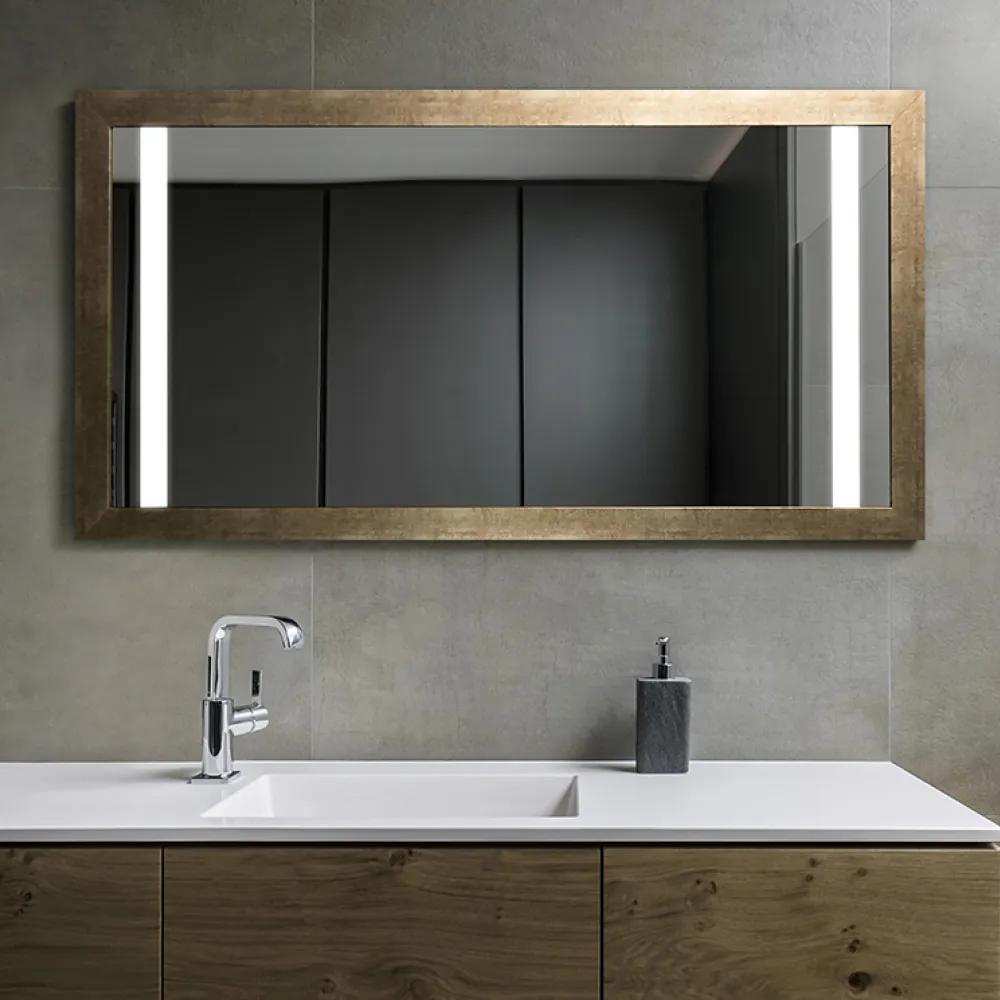 Zrkadlo Wood LED Formio typ A Rozmer zrkadla: 40 x 40 cm