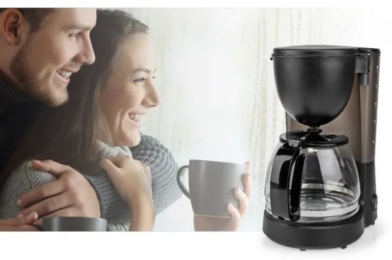Nedis KACM150EBK - Prekvapkávajúci kávovar 1,25l s funkciou uchovania teploty