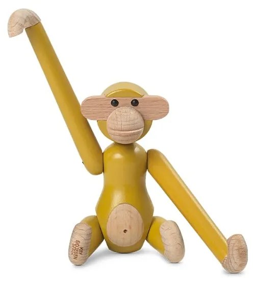 Drevená soška (výška 9,5 cm) Monkey Mini - Kay Bojesen Denmark