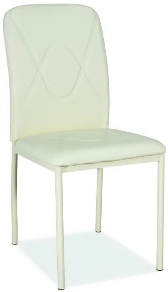 SIGNAL H-623 jedálenská stolička biela