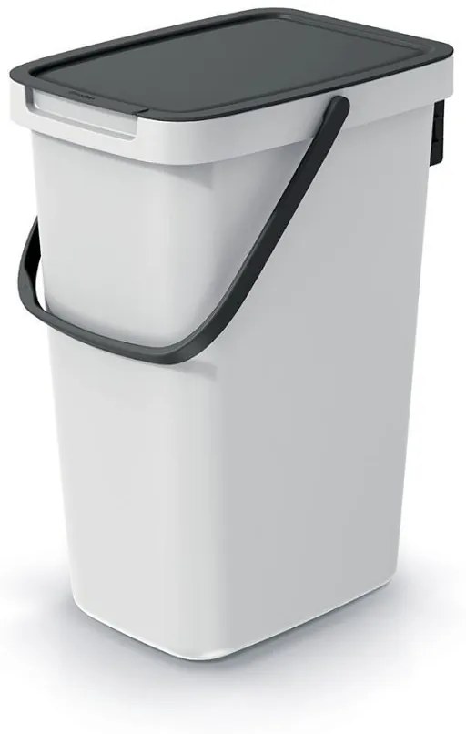 Odpadkový kôš Select 12 L popolavo sivý/čierny