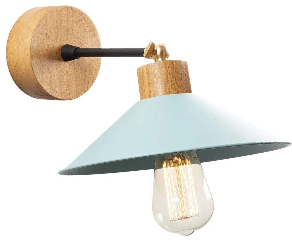 Nástenná lampa Manavgat I tyrkysová