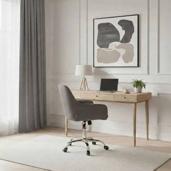 Kancelárska stolička FUSSY sivá 767326