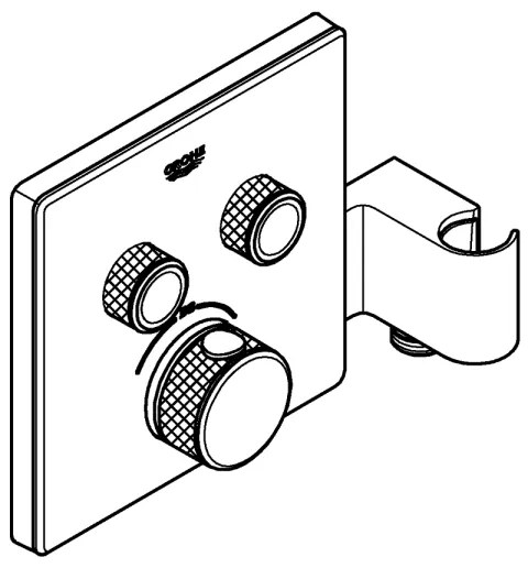 GROHE 29125000 - Termostatická vaňová batéria GROHTHERM SMARTCONTROL chróm