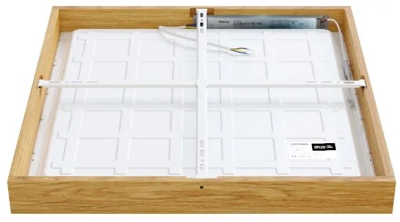 APLED - LED Prisadený panel QUADRA LED/40W/230V dub