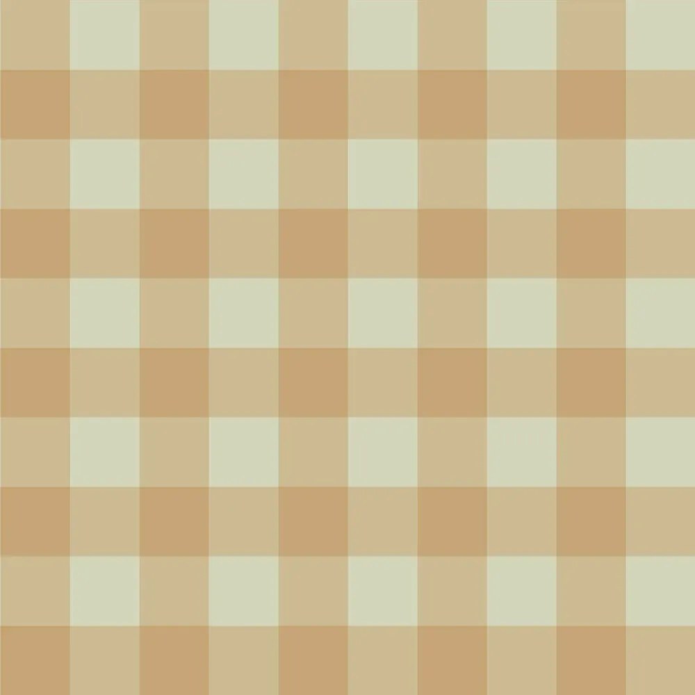 Tapeta klasická mriežková hnedo zelená 280×50 cm