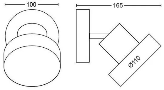 Philips 50601/30/P0 - LED Bodové svietidlo BUKKO LED/4,5W/230V