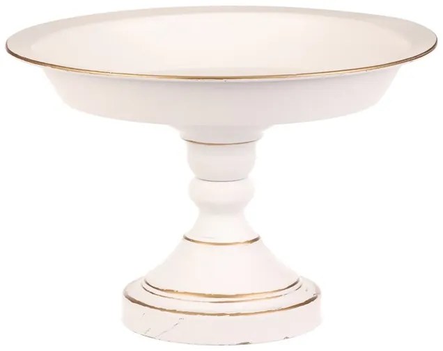 Autronic BONTEC Misa kovová - na stojane, 20 cm, aranžovacia, biela Farba: Biela