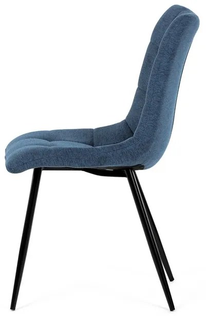 Autronic BONTEC Jedálenská stolička, modrá, látka, DCL-193 BLUE2 Farba: Hnedá