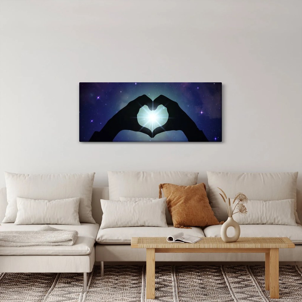 Obraz - Symbolická láska (120x50 cm)