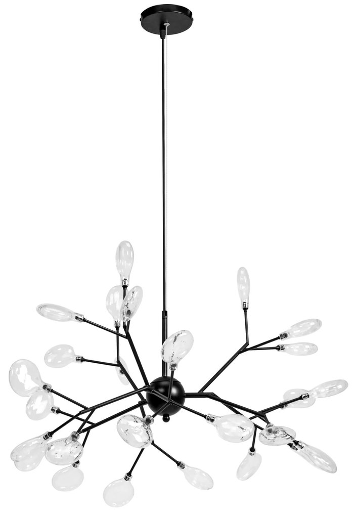 Toolight - Stropné svietidlo 27xG4 APP590-CP, čierna-biela, OSW-09884