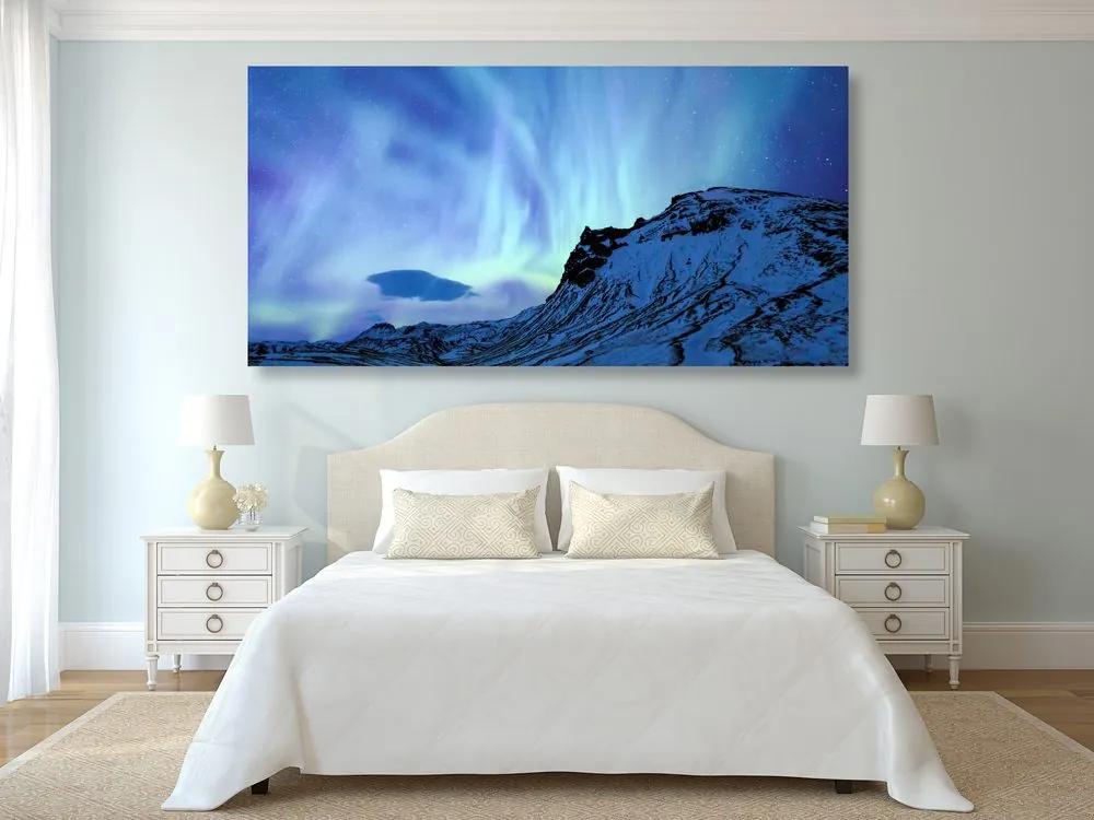 Obraz severské polárne svetlo Varianta: 100x50
