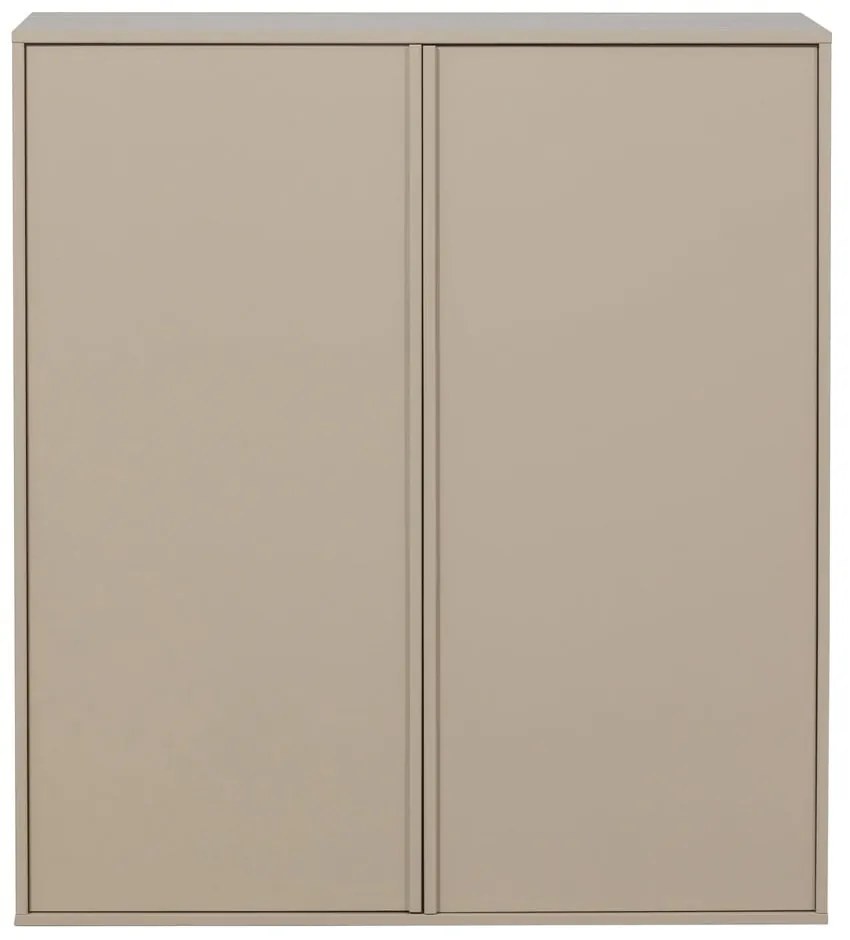 Krémová modulárna skriňa z borovicového dreva 100x110 cm Daily – vtwonen