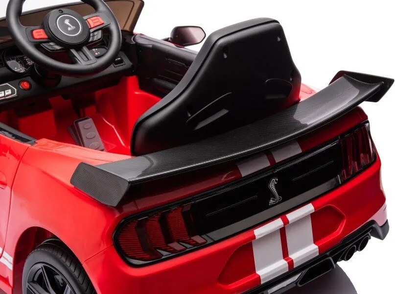 LEAN CARS Elektrické autíčko Ford Mustang GT500 Shelby červené
