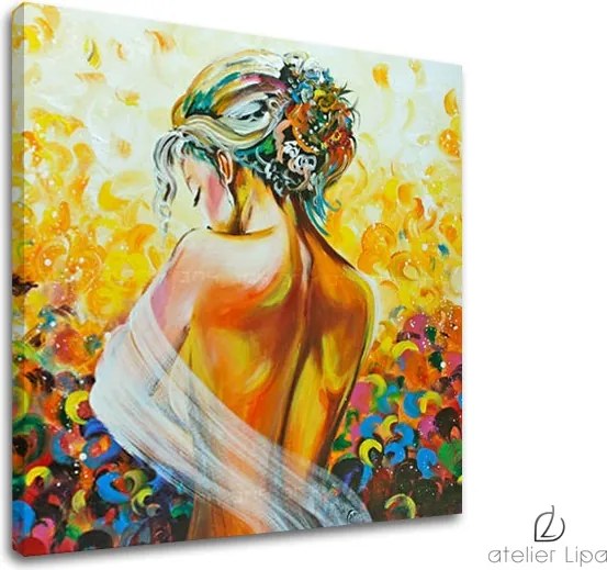 Autorská reprodukcia na plátne ŽENA