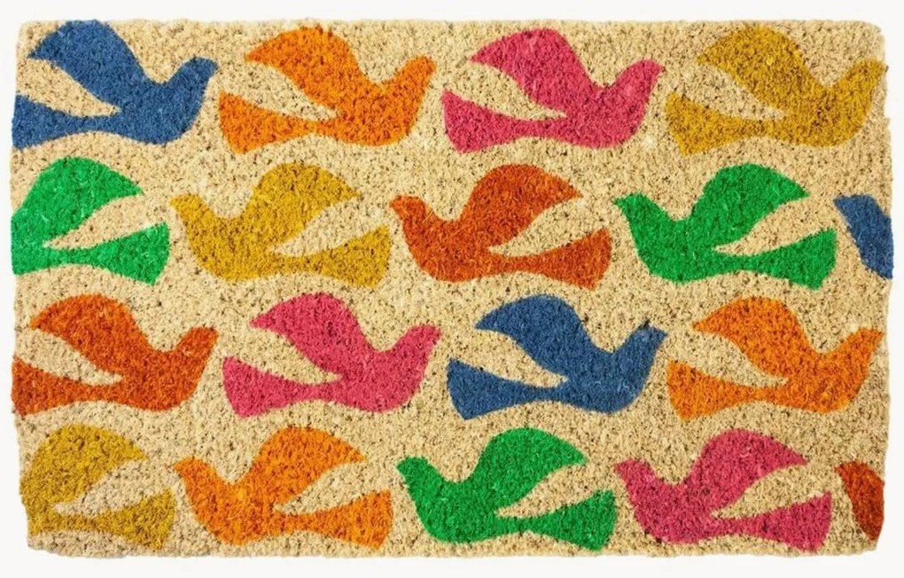 Ručne vyrobená rohožka z kokosového vlákna Doves