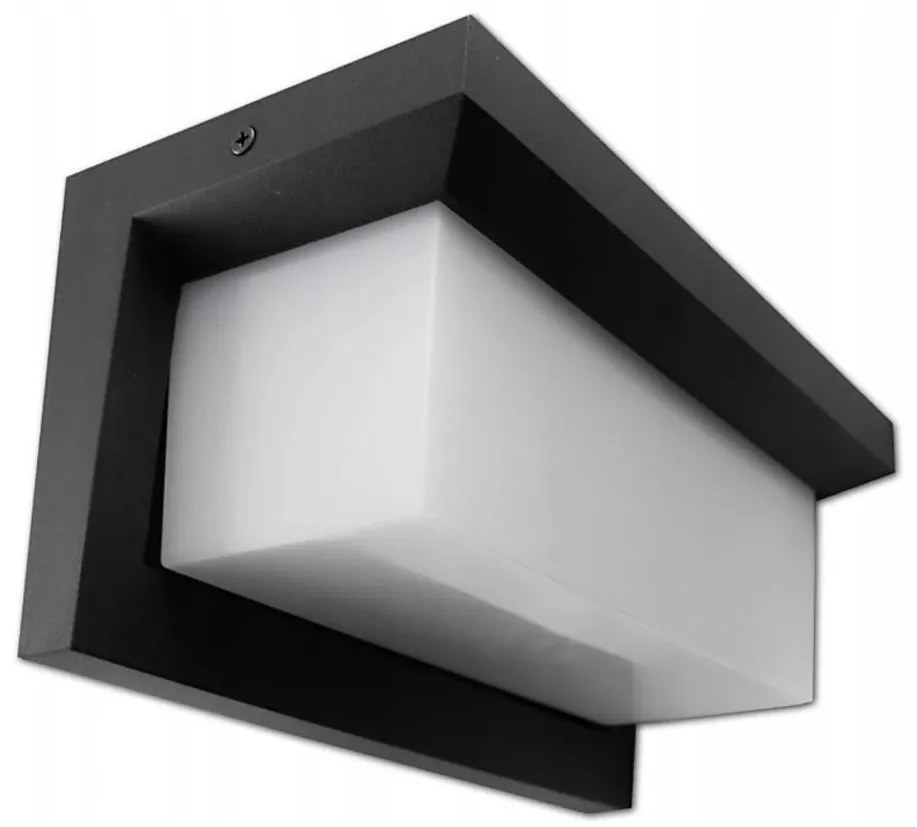 LED Vonkajšie nástenné svietidlo LED/12W/230V IP54 čierna