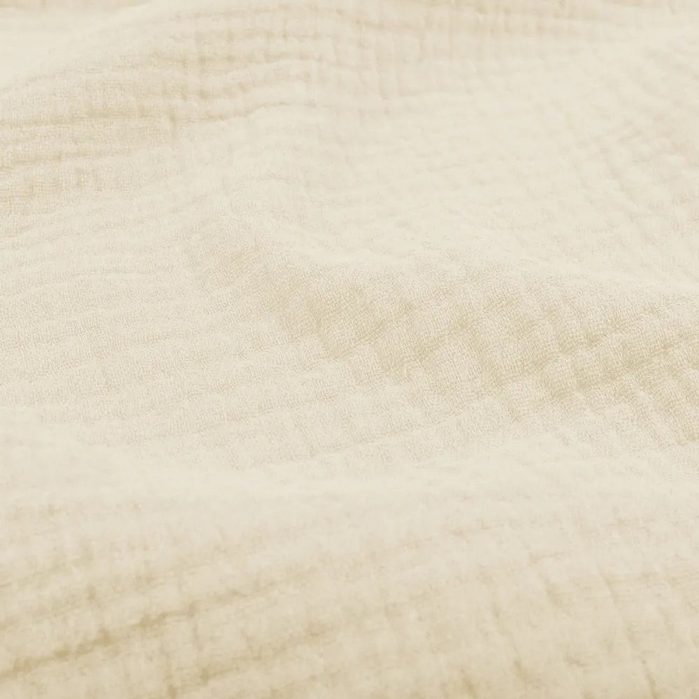 Biante Mušelínový behúň na stôl MSN-083 Krémový 35x180 cm